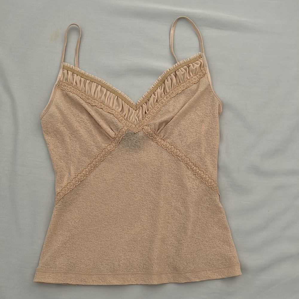 Vintage Express Cami Top with Lace Detailing - Picture 3 of 5